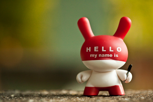 Hello My Name is... by bump on Flickr